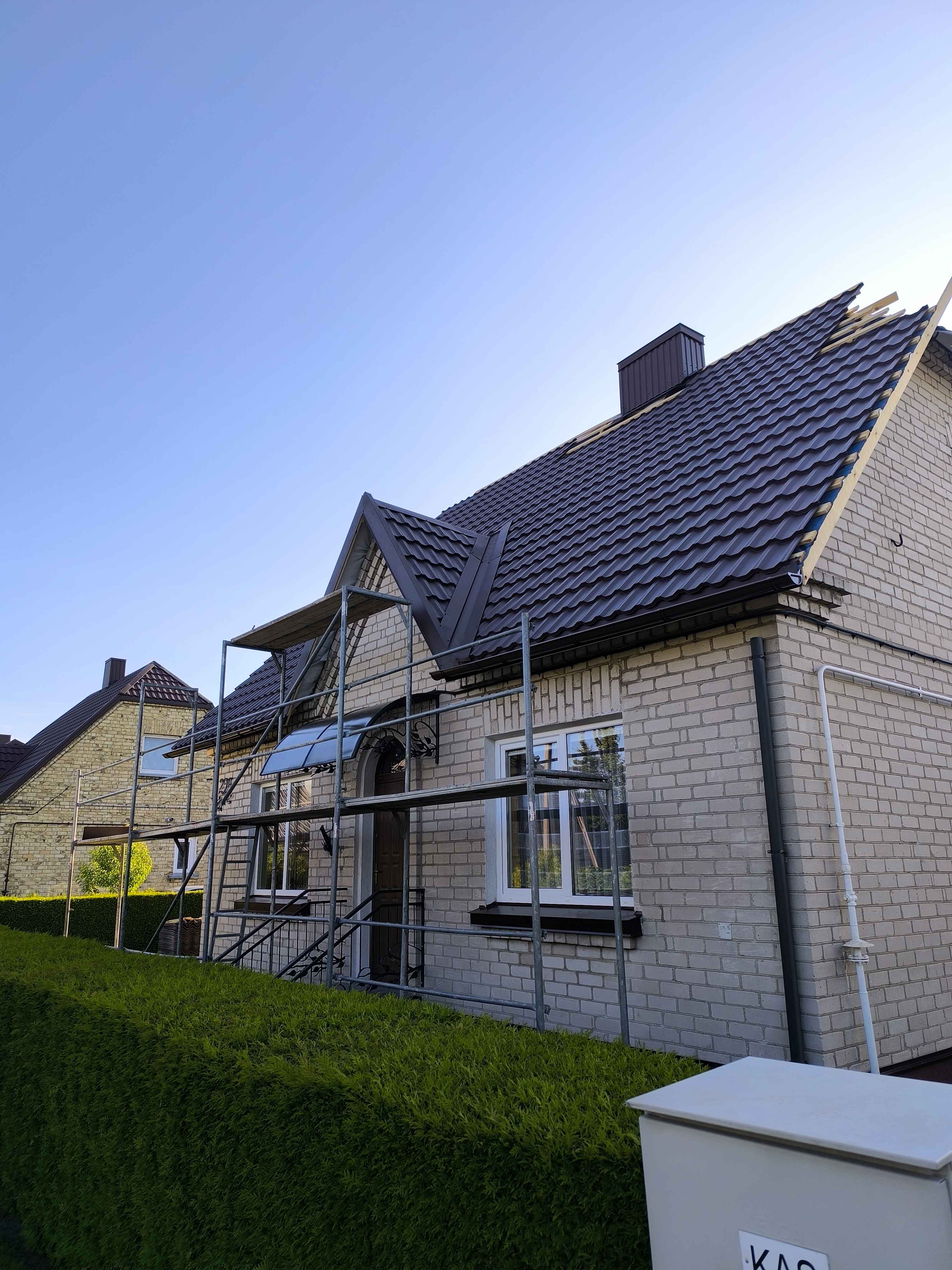 Stogų dengimo darbai darbų pavyzdys